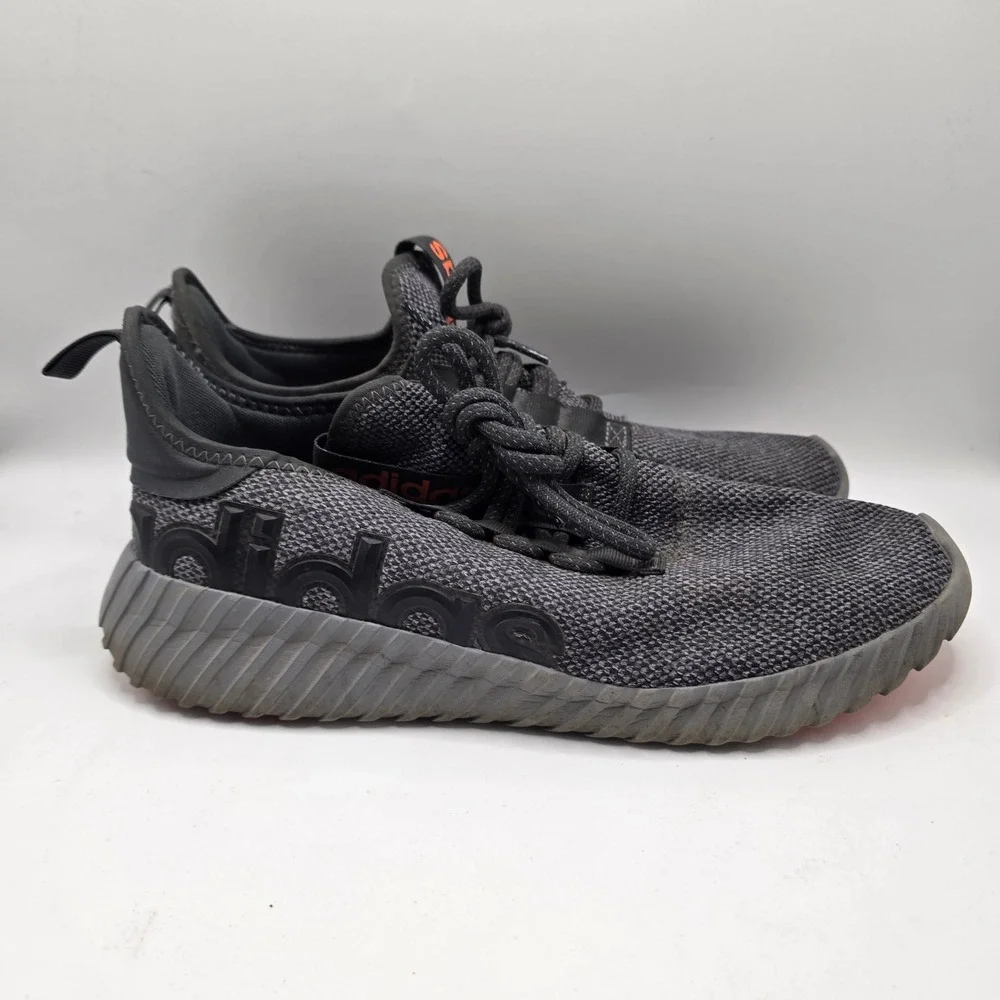 Adidas Kaptir 3.0 Mens Size 13 Grey Carbon Fair Knit Athletic Sneakers IF1774 - Picture 4 of 8